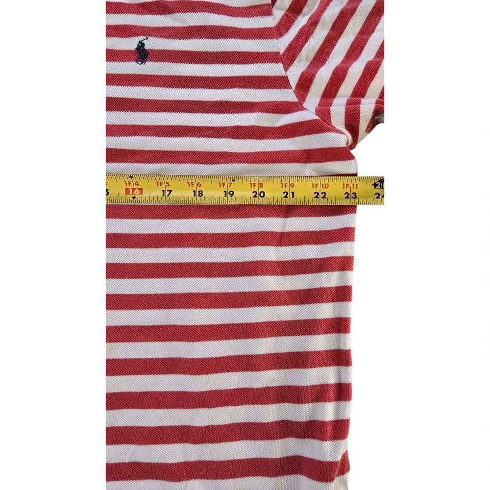 Polo Ralph Lauren Mens Polo Shirt‎ Size Large Blue Label Vintage Stripe